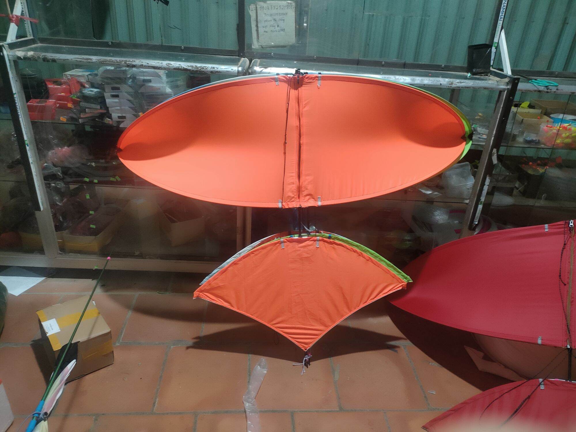 Diều một màu cam 1,7m giá rẻ