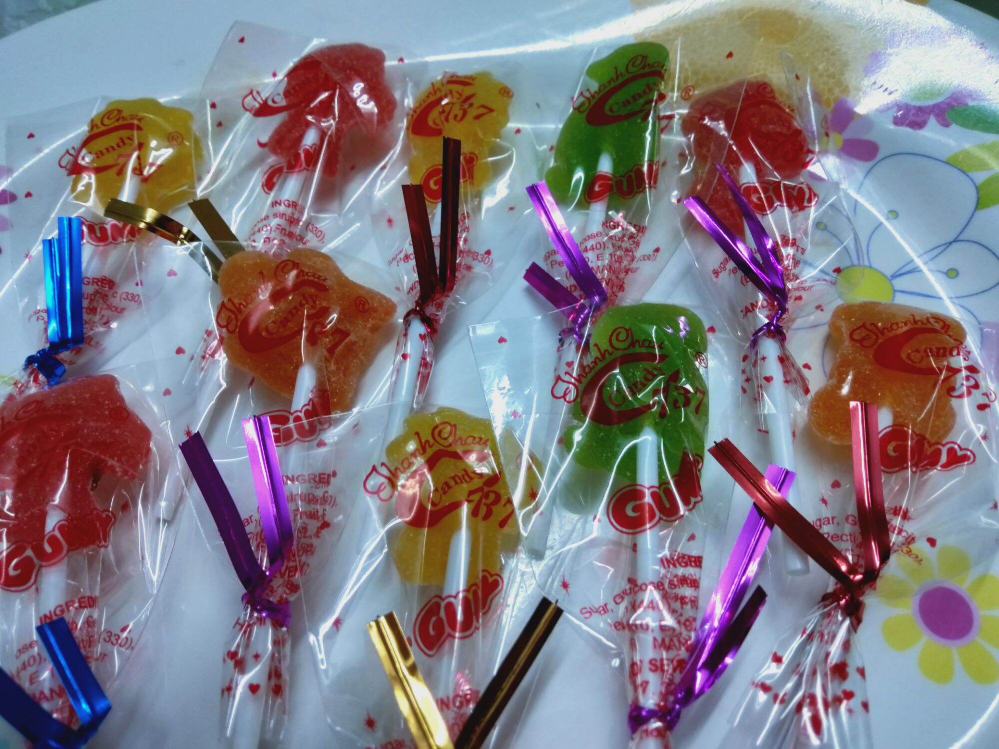Combo 5 bịch kẹo dẻo Candy pham, hình con thú [1 bịch 10 cây kẹo dẻo]