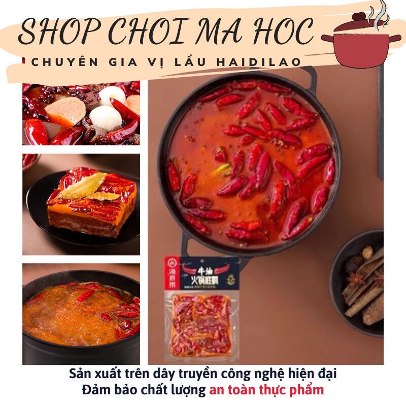 Cốt lẩu tê cay Haidilao 500g