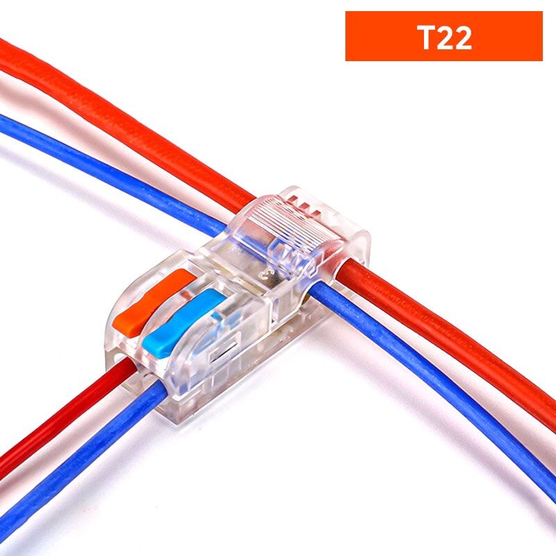 Cút nối dây điện nhanh chữ T T11 T22 32A - Cho dây 0.5 - 5.0mm
