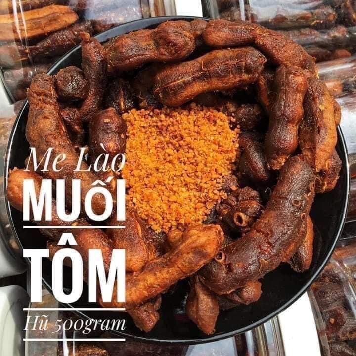 Me lào muối tôm hủ 500gr