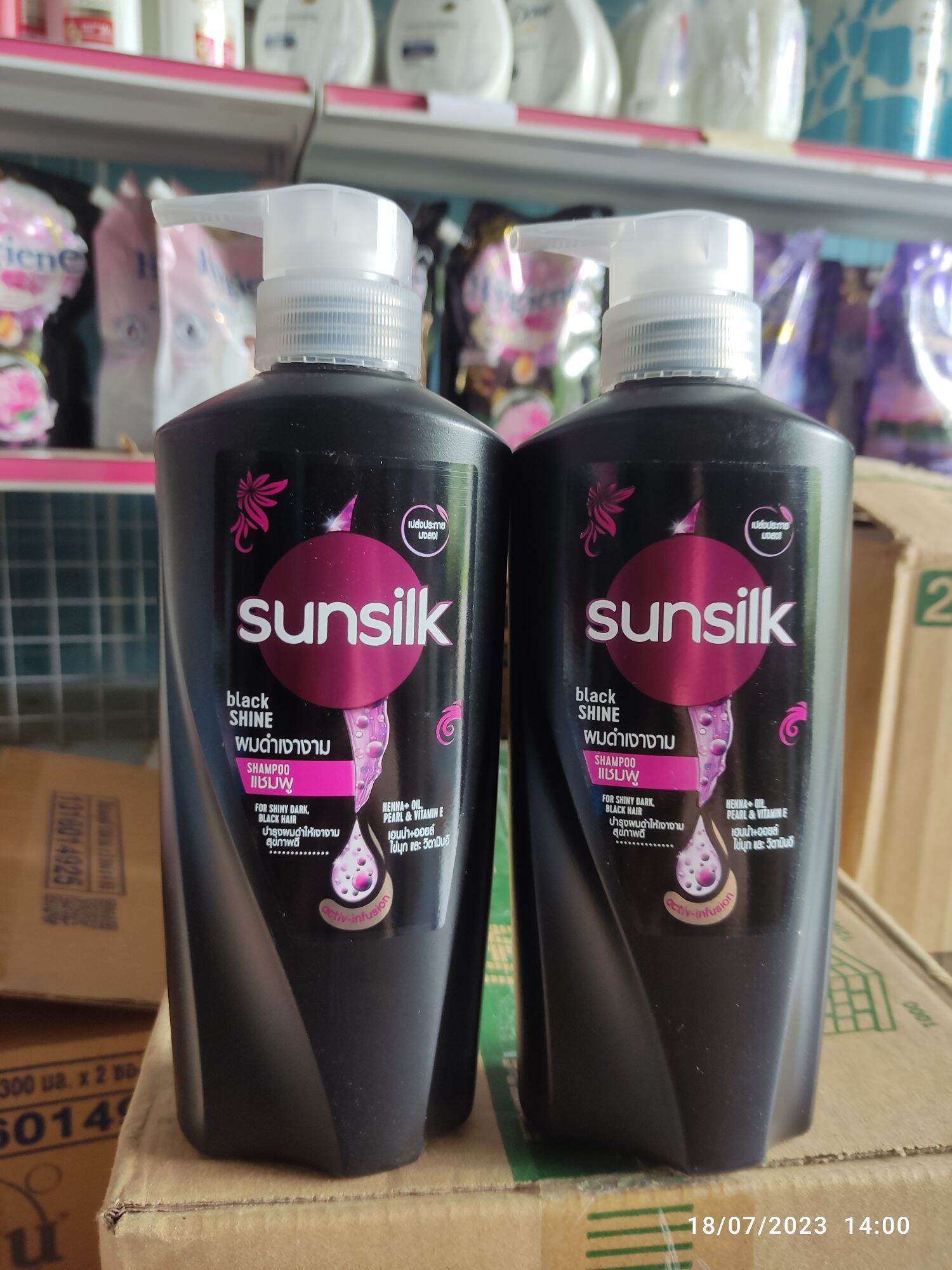 Dầu gội sunsilk thái lan -chai 400ml màu đen