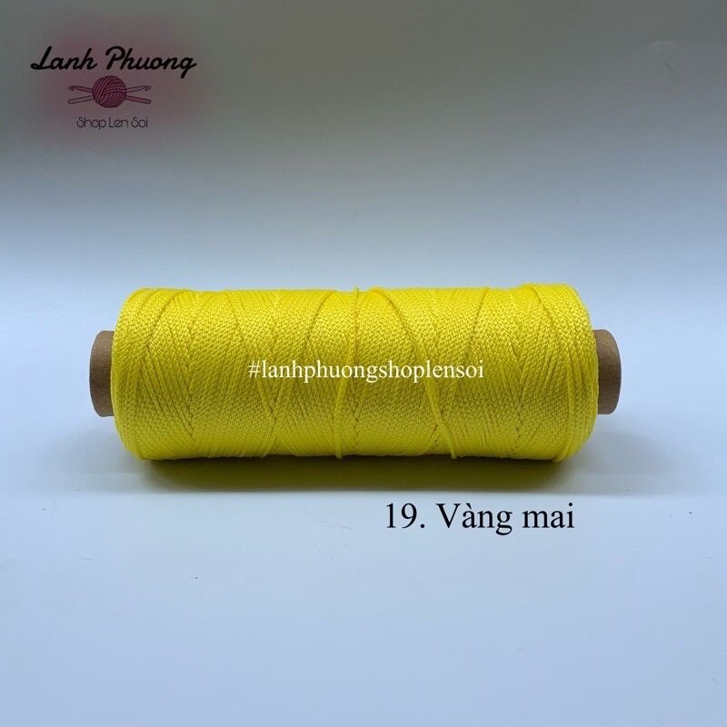 Sợi Dệt Ống Craft Yarn Đan Móc Mũ Nón, Túi Xách Mùa Hè