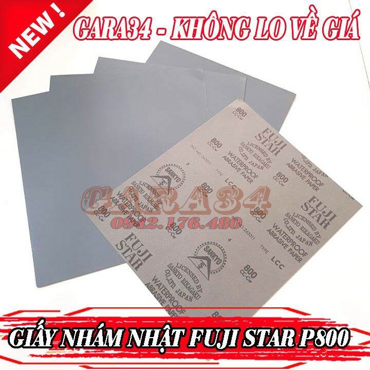 GIẤY NHÁM NƯỚC P800 - P400 - p600 - p1000 CHÀ SƠN SAMURAI