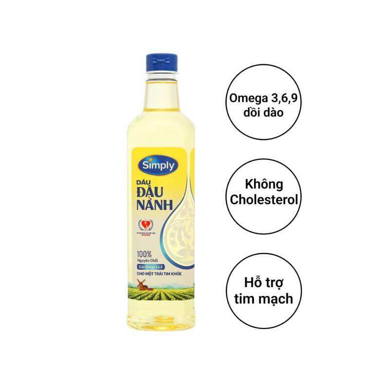 Dầu ăn đậu nành Simply 1L