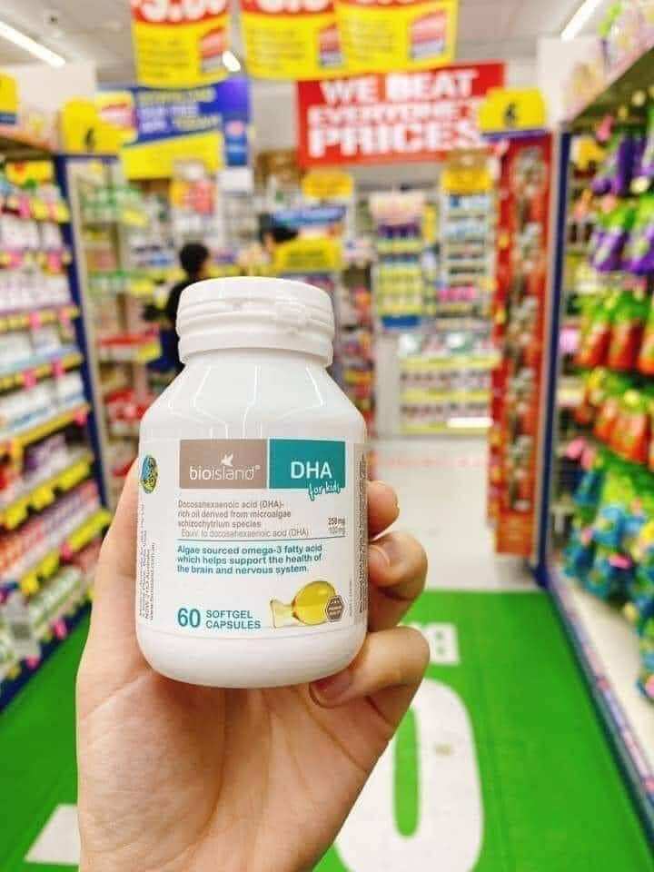 Dha Bioisland cho Bé từ 6 tháng trở lên 60 viên