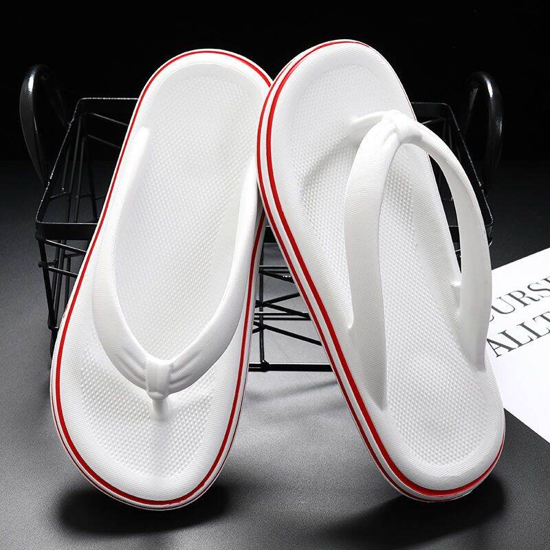 Dép Xỏ Ngón Đế Mềm Thời Trang Cho Nam Đi Biển Mùa Hè Đế EVA Đế PVC Dép Xỏ Ngón Đế Mềm Thoải Mái Chất Liệu PVC