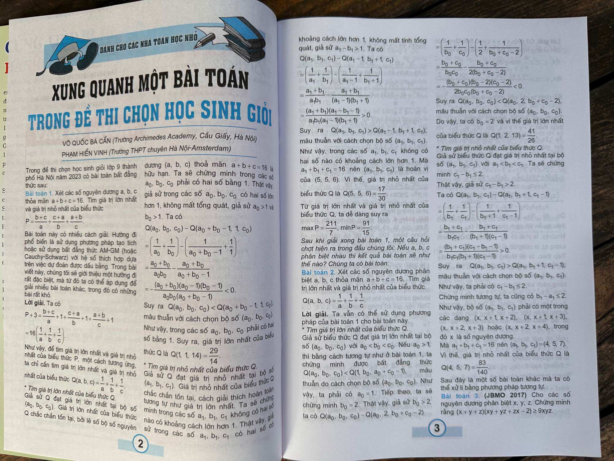 Toán tuổi thơ 2 - tháng 10 năm 2023 ( Trung học cơ sở)