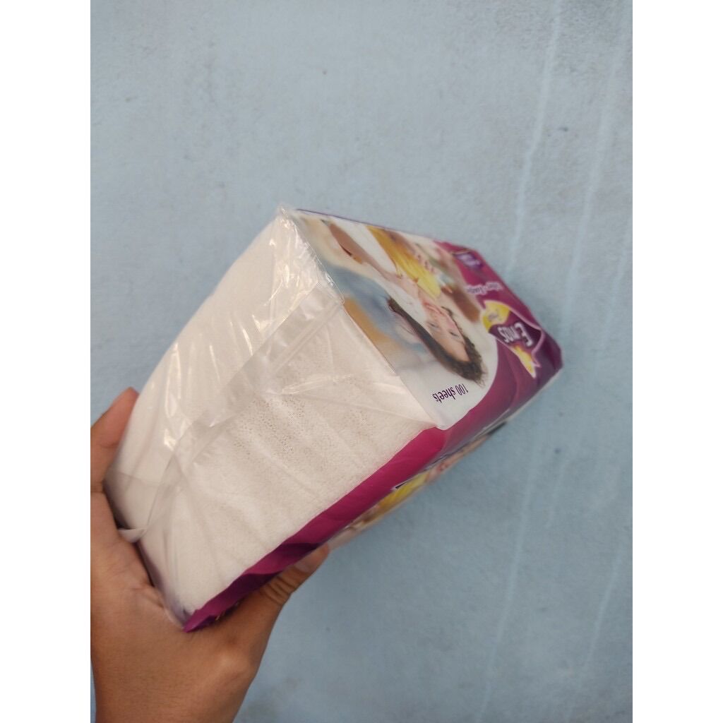 Khăn giấy ăn vuông Emos 100 tờ  (1 bịch)