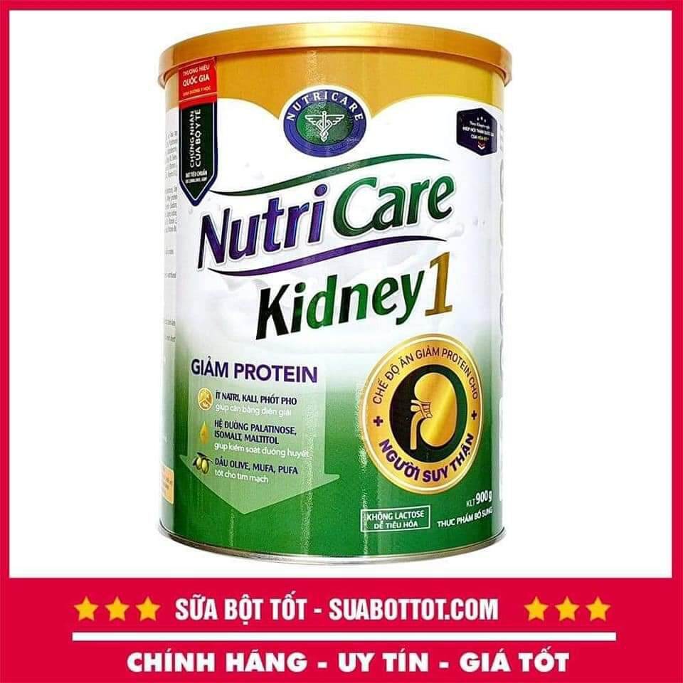 Sữa Nutricare Kidney 1_2 Dinh Dưỡng Cho Người Suy Thận (Lon 900G)