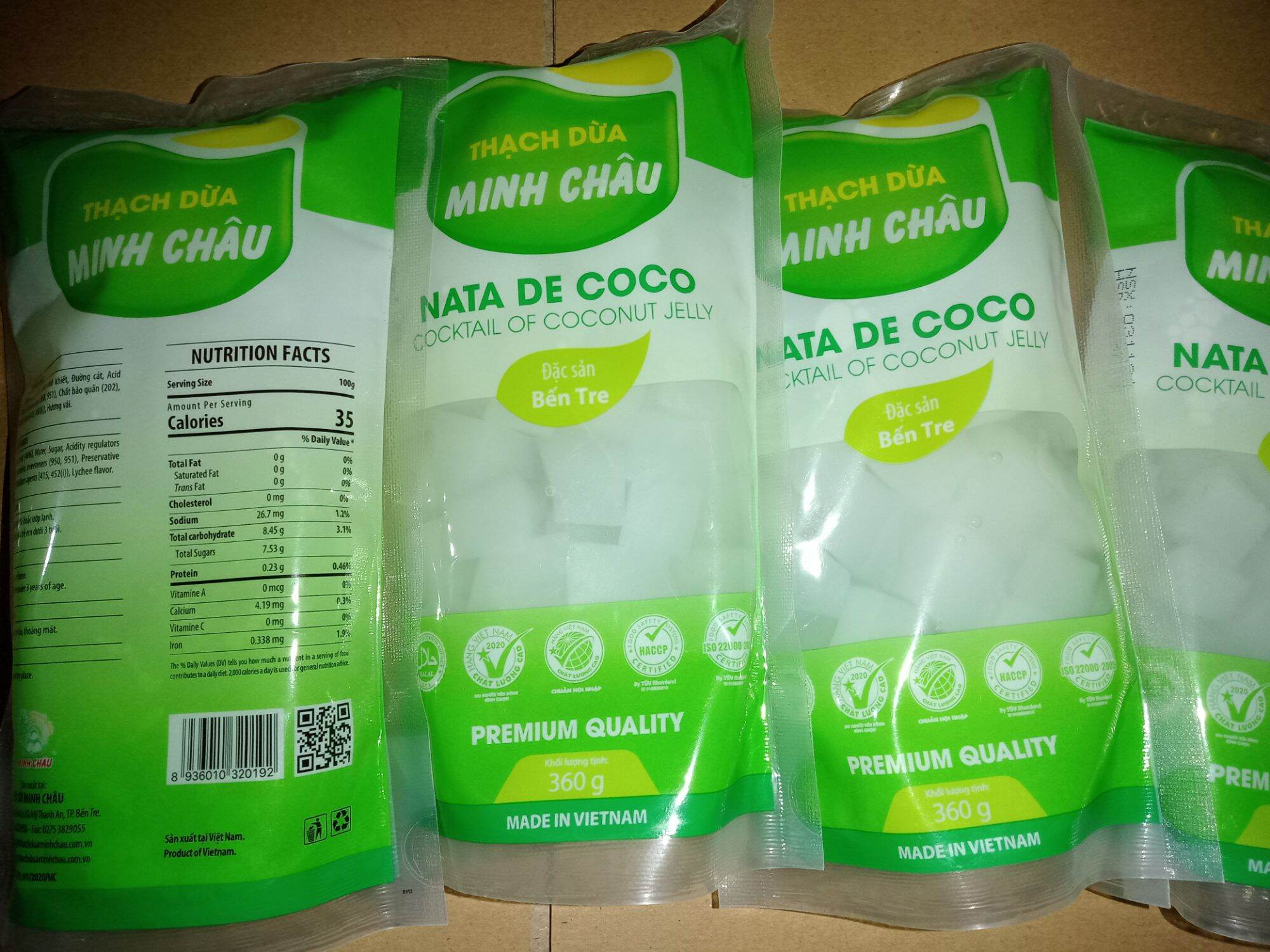 360g thạch dừa Minh Châu