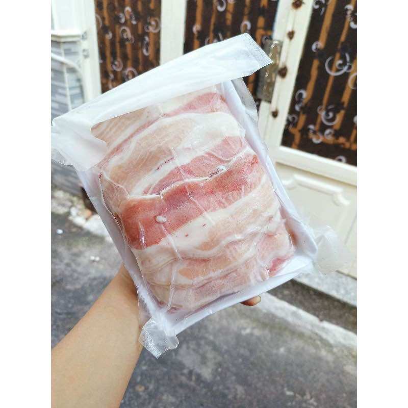 Ba rọi heo thái lát 350g (giao tphcm)