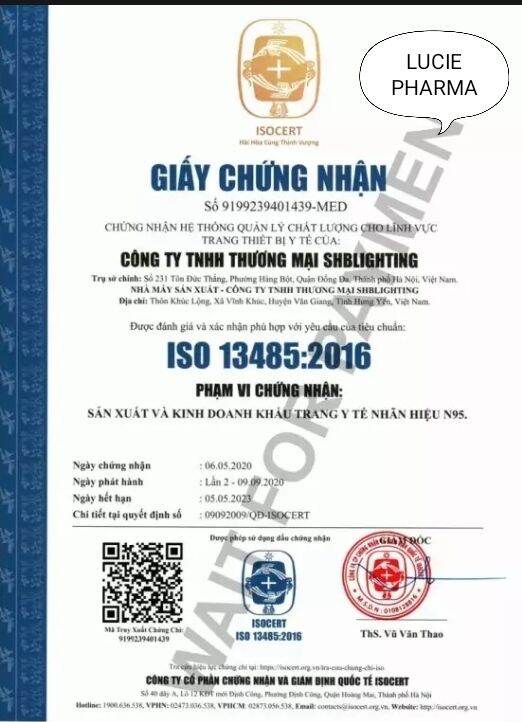 Khẩu trang kháng khuẩn N95 trẻ em