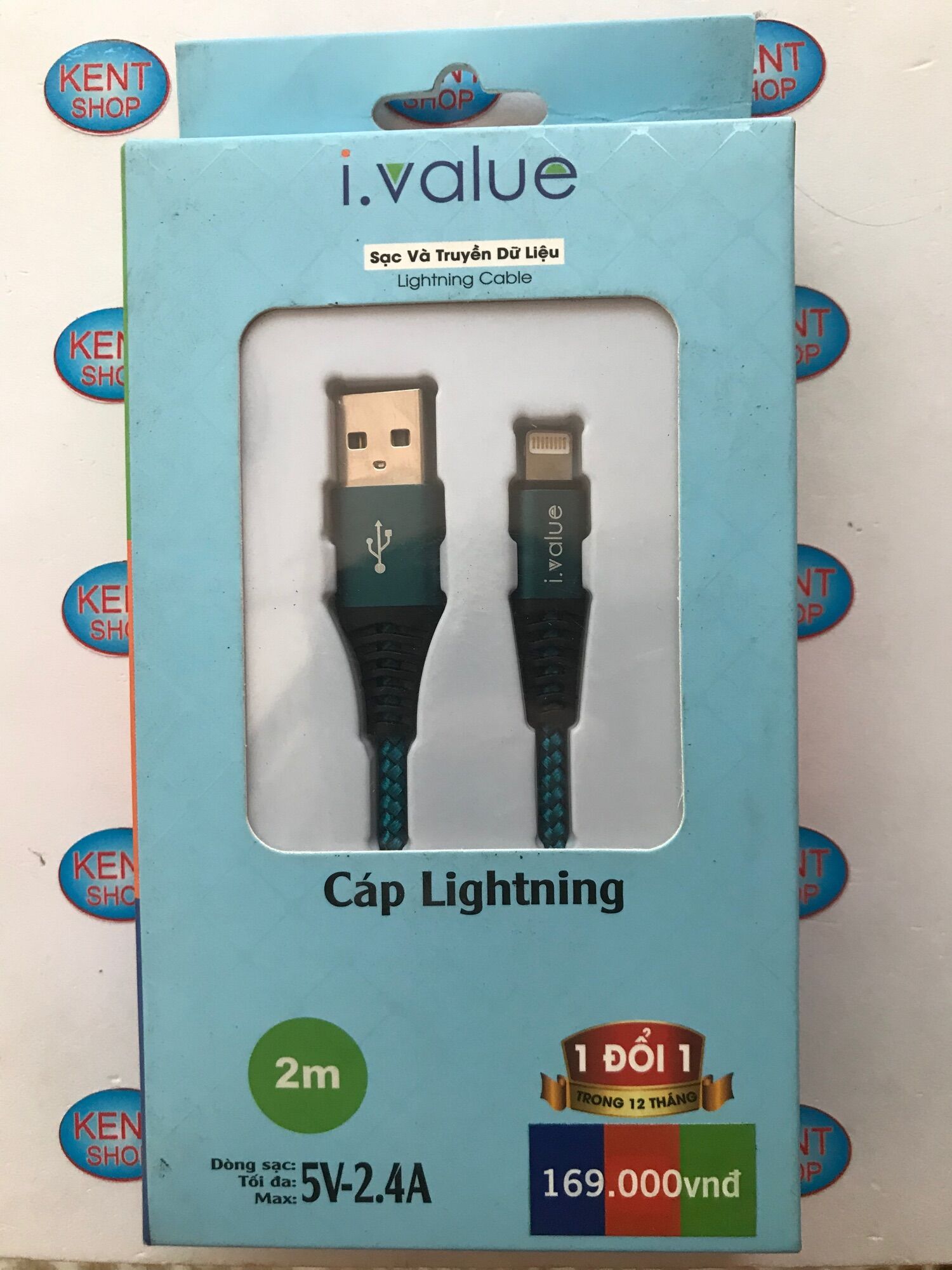 Cáp sạc I.value hàng công ty thanh lý, full box