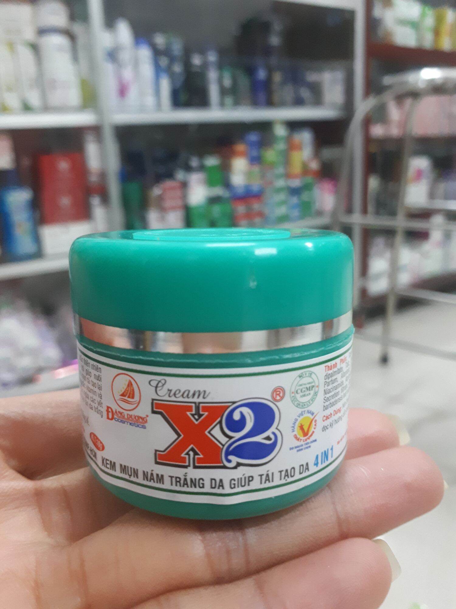 [Hcm]Kem Mụn Nám Trắng Da Tái Tạo X2 10G