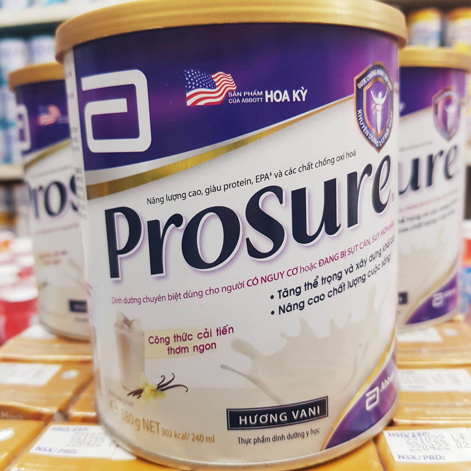 Sữa bột dành cho người bệnh ung thư Prosure 380g
