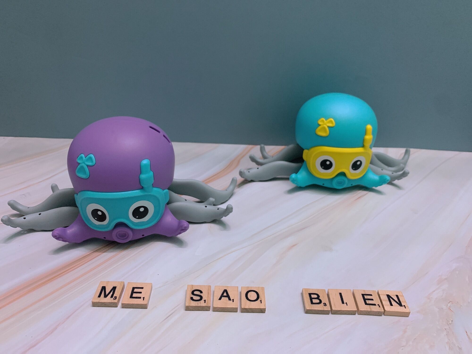 Đồ chơi Bạch tuột vặn cót cho bé đồ chơi nhà tắm