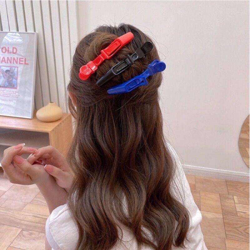 combo 5 chiếc kẹp mỏ vịt, kẹp cá sấu, kẹp tóc cố định