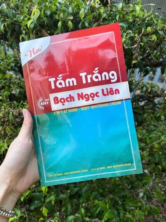 Kem body bạch ngọc liên xanh xịn