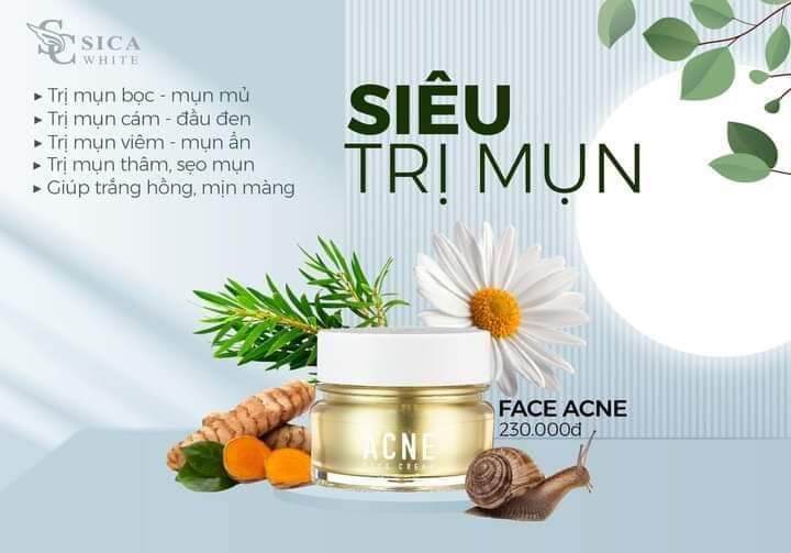 (Hàng sẵn Chính Hãng) Face Mụn Sica White