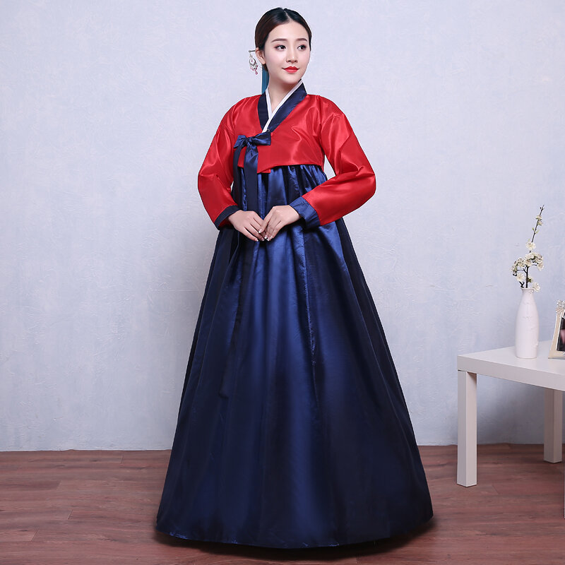 Trang phục biểu diễn múa dân tộc triều tiên trang phục dân tộc sân khấu hàn quốc cách tân trang phục hàn phục nữ truyền thống đại trường kim cổ trang biểu diễn