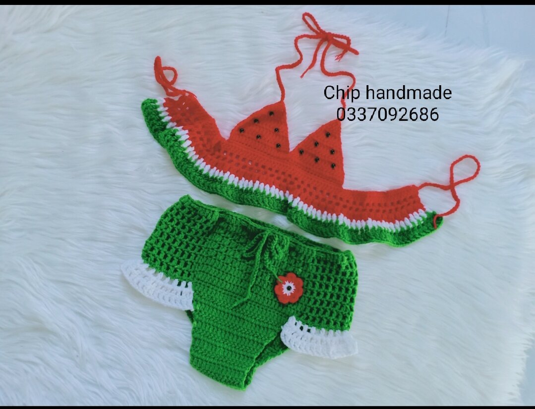 Bikini, đồ bơi dưa hấu cho bé