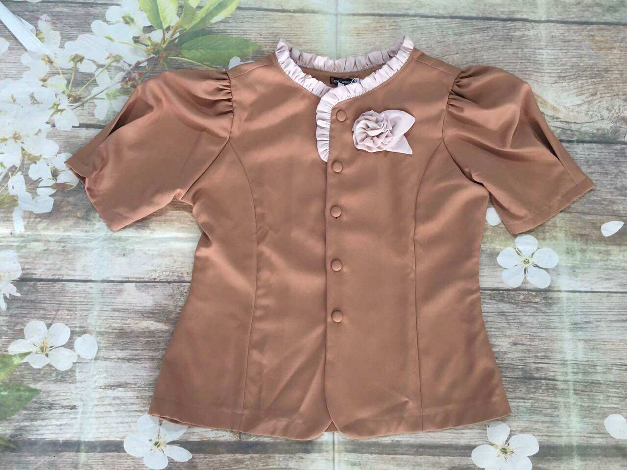 Áo công sở tay ngắn full size 135