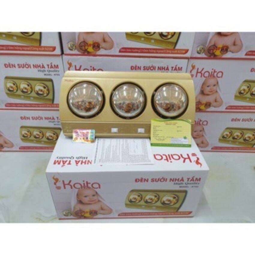 Đèn sưởi nhà tắm chính hãng KAITA 3 bóng bảo hành 2 năm