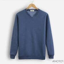 Áo nỉ basic xanh navy