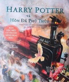 Sách nxb trẻ - harry potter và hòn đá phù thủy - phiên bản màu - bìa cứng
