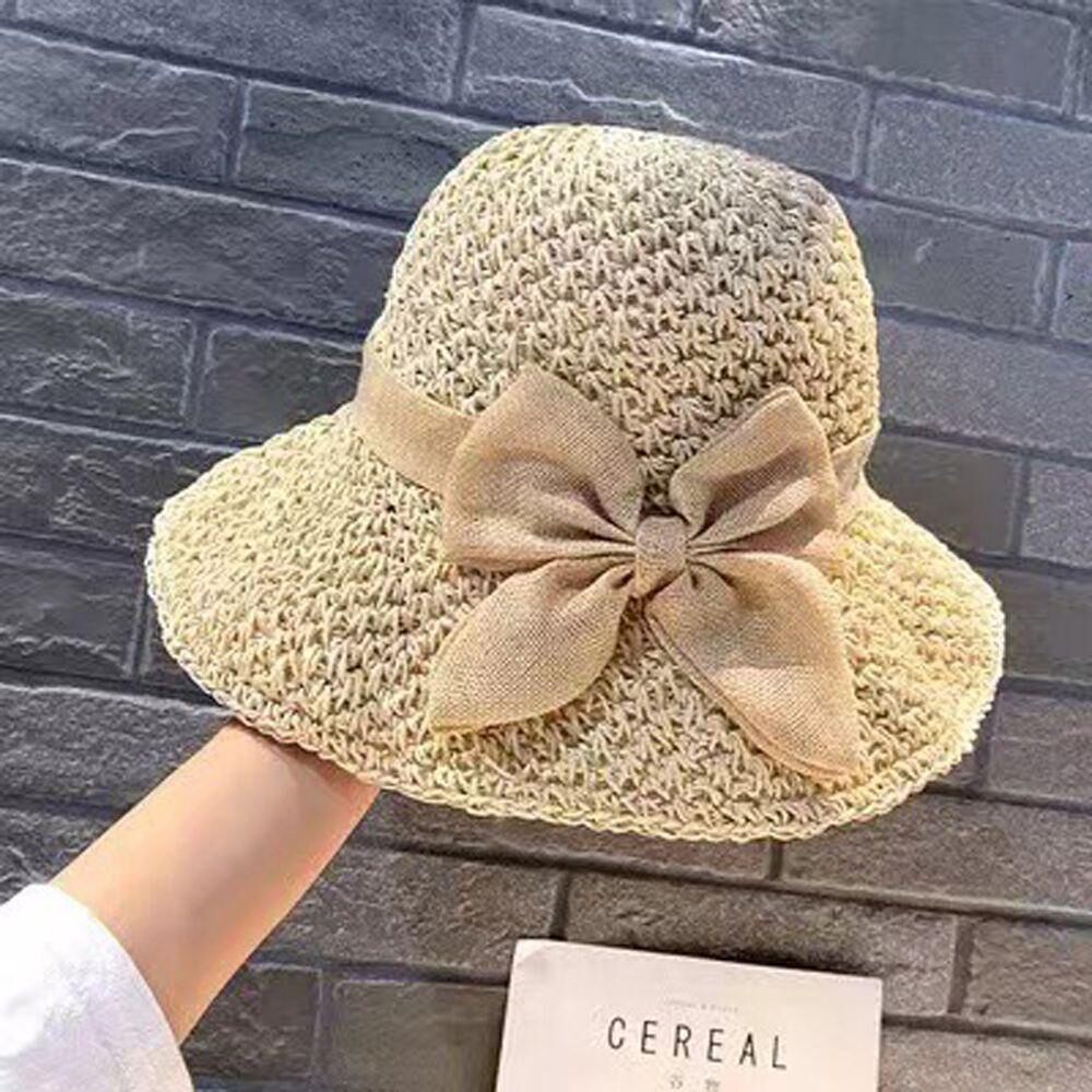 mũ cõi đi biển thắt nơ sau