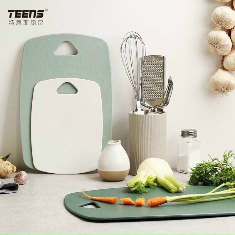 Thớt nhựa kháng khuẩn set 3 món