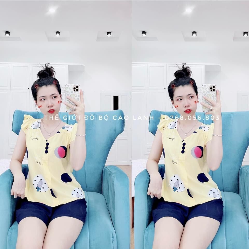 Bộ tole f.21 áo tay cánh tiên quần đùi vnxk