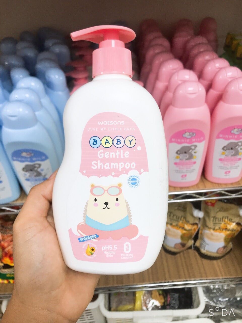 Sữa tắm gội cho bé thơm mát Watsons Baby Shampoo Thái Lan