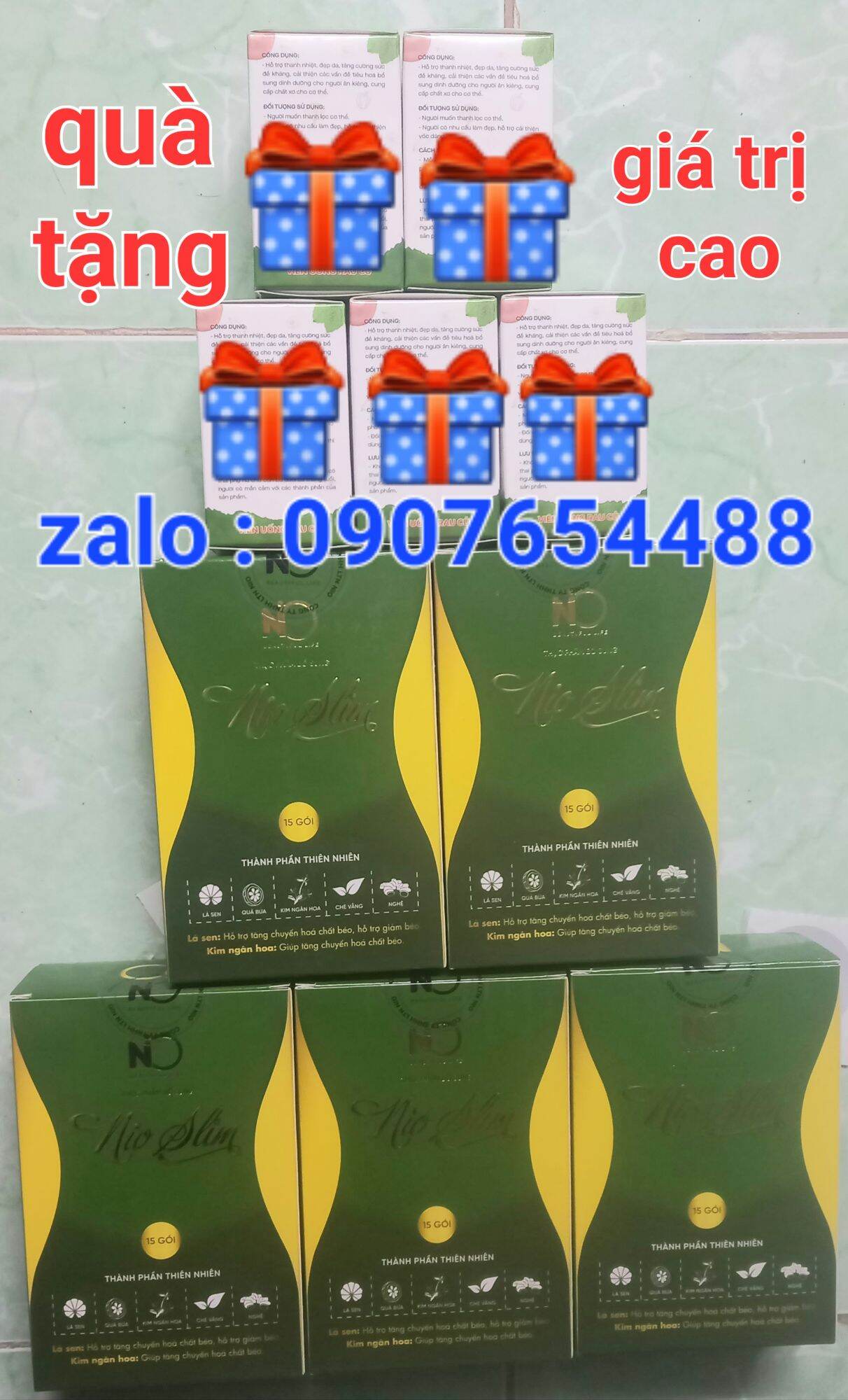 mua 1 tặng 2 . Kẹo giảm cân NioSlim (chính hãng)