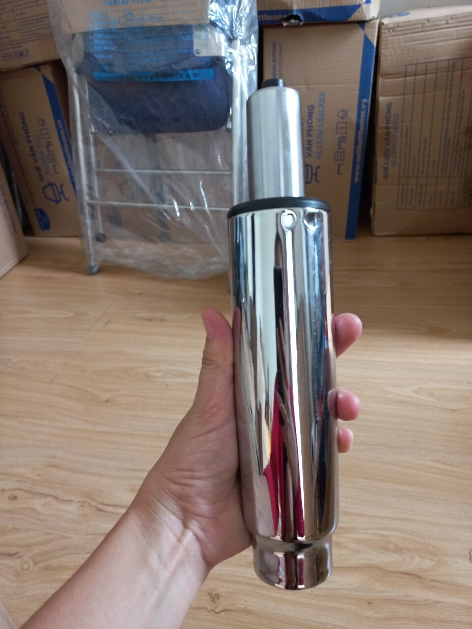 Piston/ ben hơi/ ti hơi mạ ghế xoay vp 30cm -