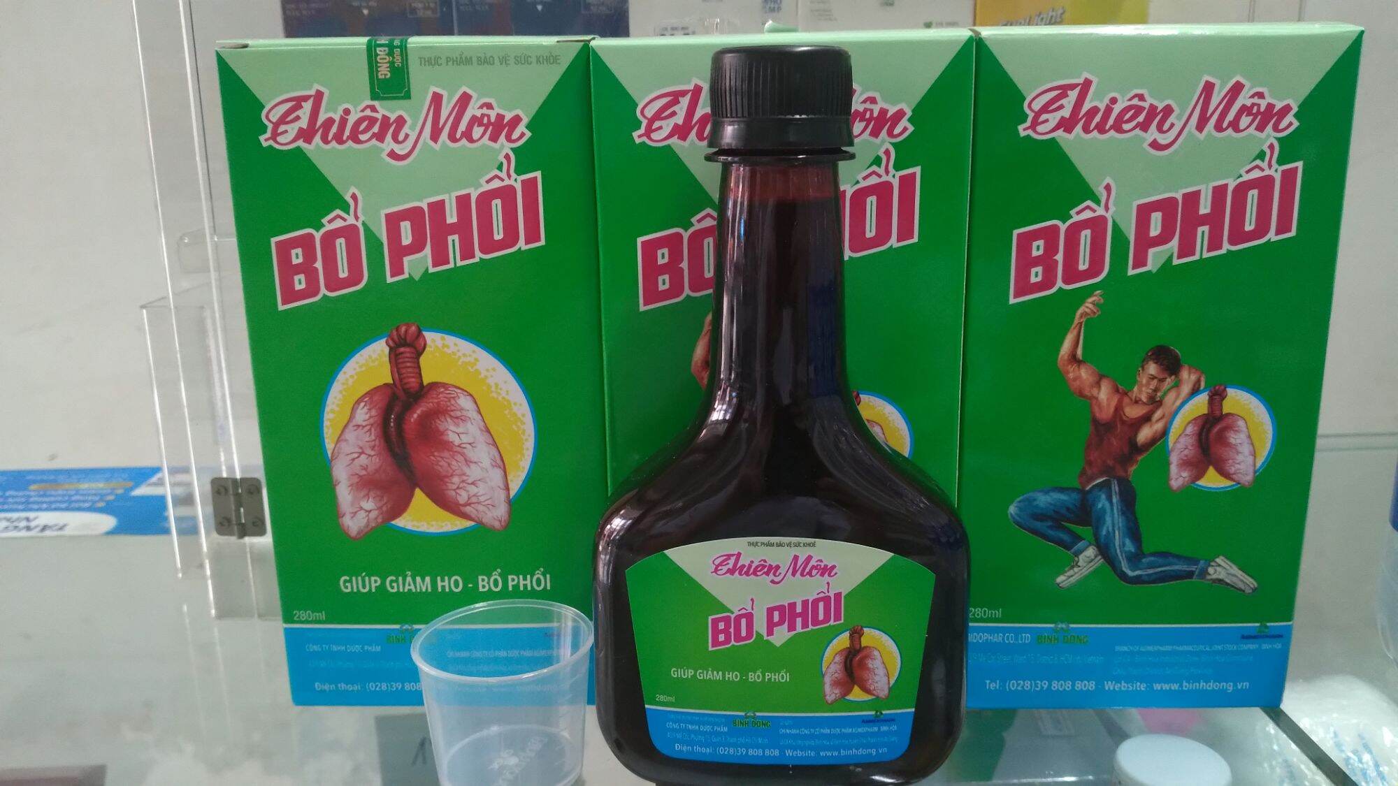 Thiên môn bổ phổi chai 280ml