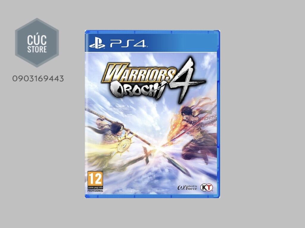 Đĩa chơi game PS4: Warriors Orochi 4