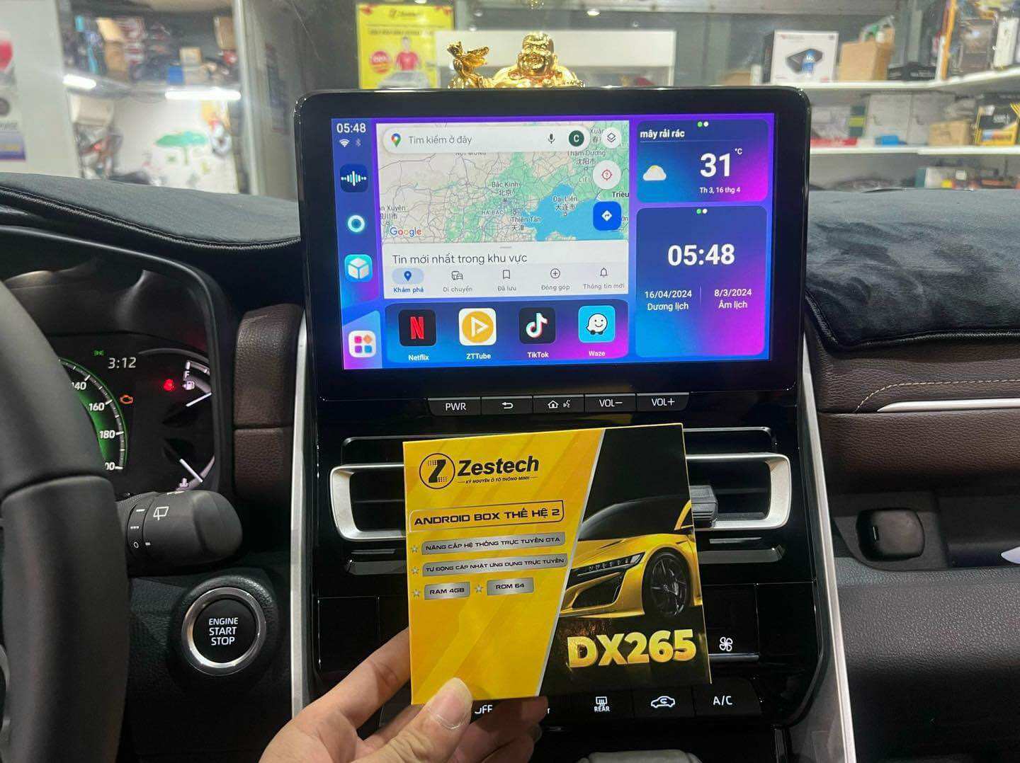 Android box Zestech Dx265 Plus bản nâng cấp 2024, android 13, chip sm6225