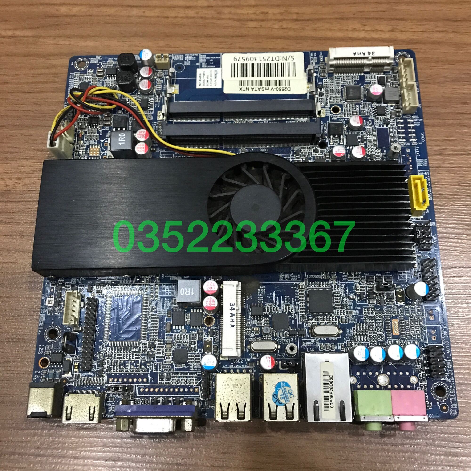 Bảng giá Main ITX công nghiệp D2550, HDMI, VGA, 17x17cm Phong Vũ