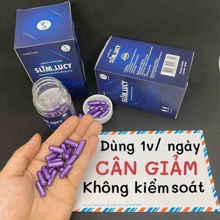 Giảm cân cấp tốc Lucky Slim giảm mạnh thái lan liệu trình 40viên