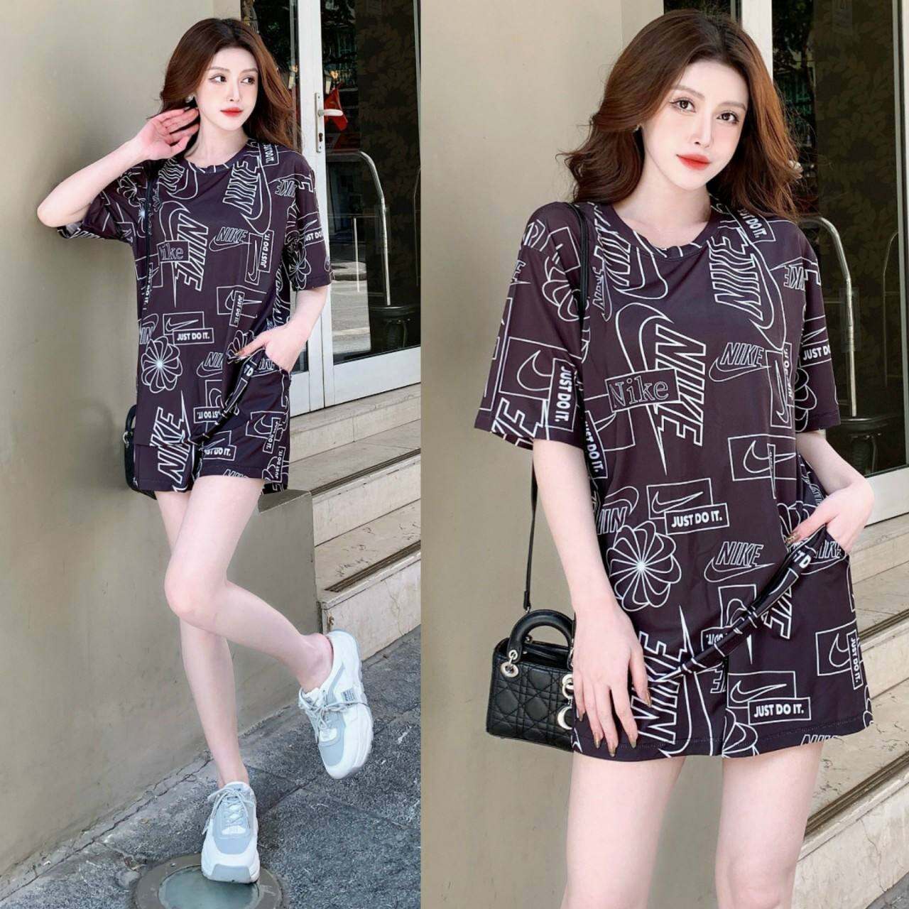 Set Bộ Đùi Thun Lạnh In 3D Họa Tiết MS112