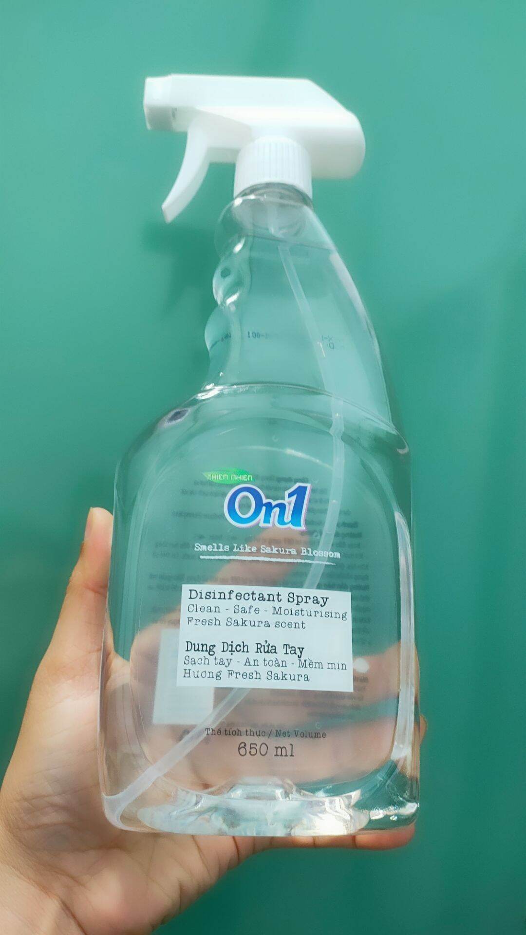 Nước rửa tay khô dạng xịt On1 650ml
