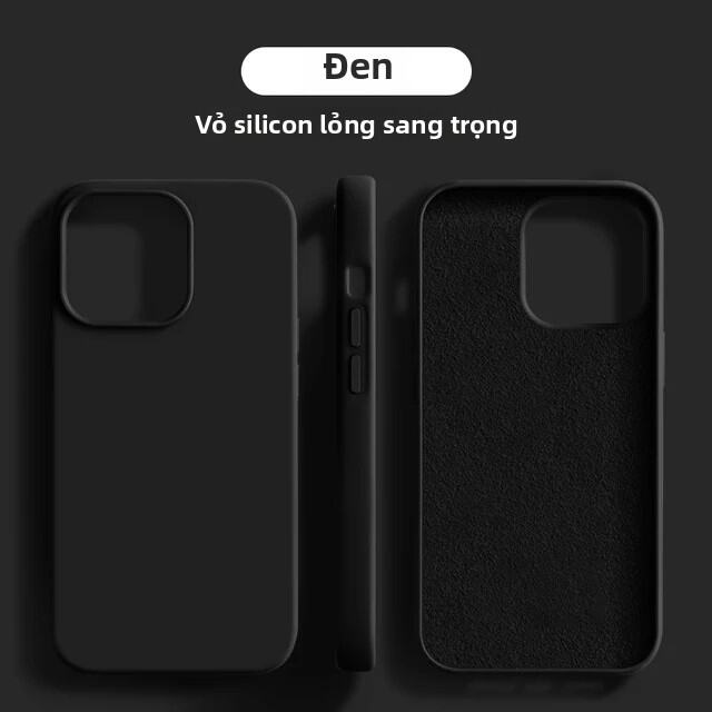 Ốp Chống Sốc Silicon Lỏng Chính Hãng Cho iPhone 15/14/13/12/11/XR/XS Tương Thích Với Nhiều Mẫu - Vỏ 