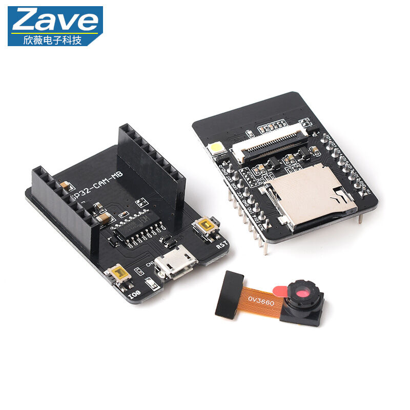 New Esp32-Cam Development Board with Wi-Fi + Bluetooth Module and High-Resolution Ov3660 Camera Module Giá 200,481 Đồng*Miễn phí vận chuyển