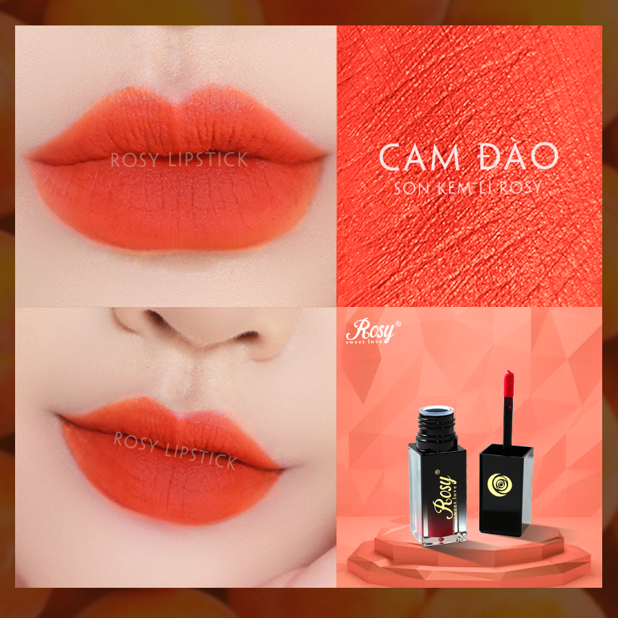 [chính hãng]son kem lì Rosy an toàn mẹ bầu
