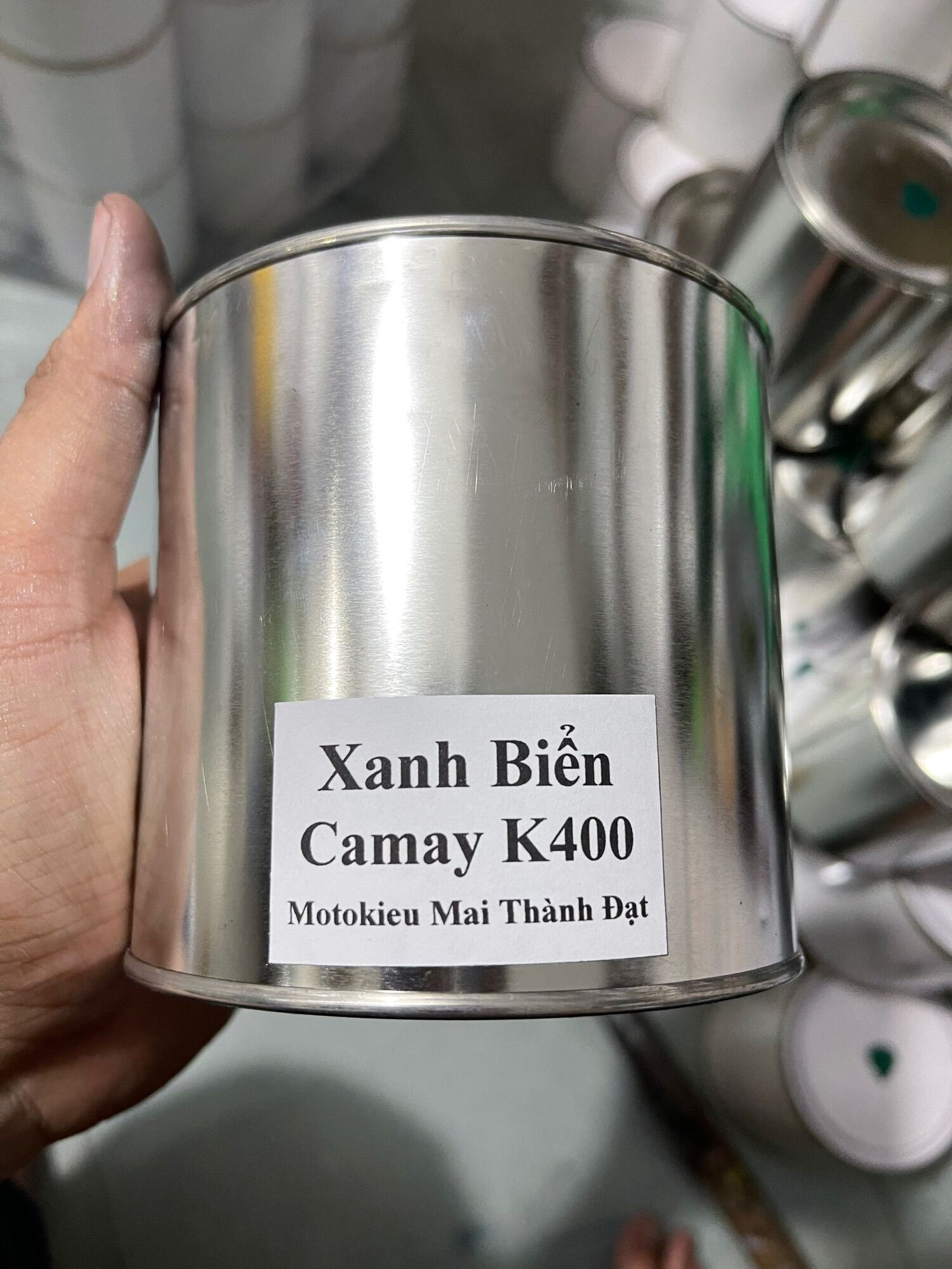 Paint Color: Camay K400 Sea Blue (Car - Motorcycle Paint) Mai Thanh Dat