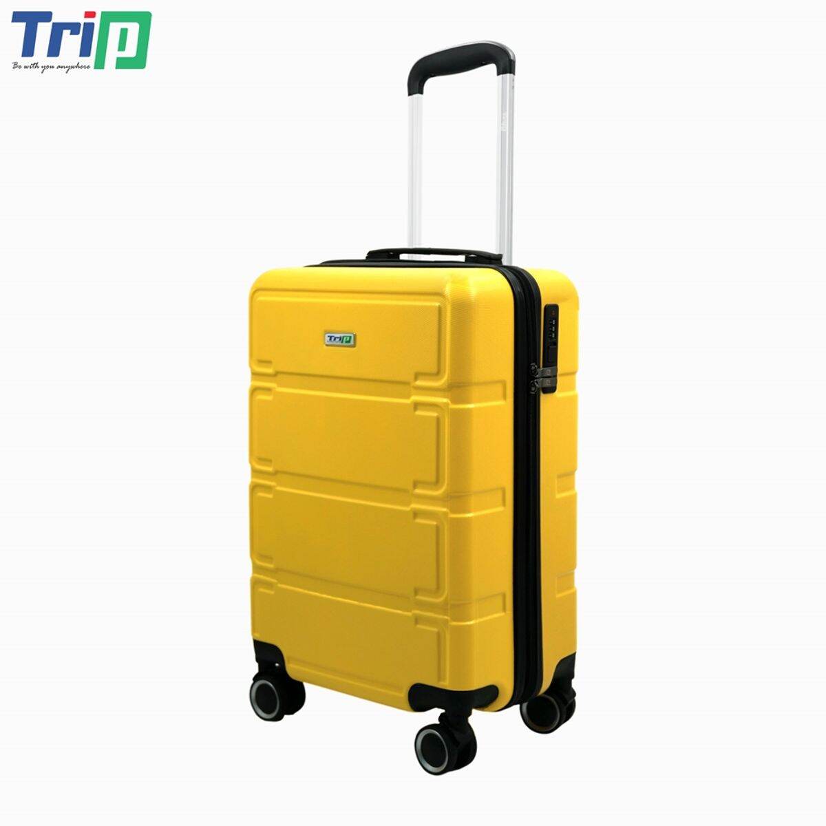 Vali nhựa cao cấp TRIP P806 (50 x 35 cm) chống trầy xước, bánh xe di chuyển nhẹ và êm ái, có khóa chống trộm
