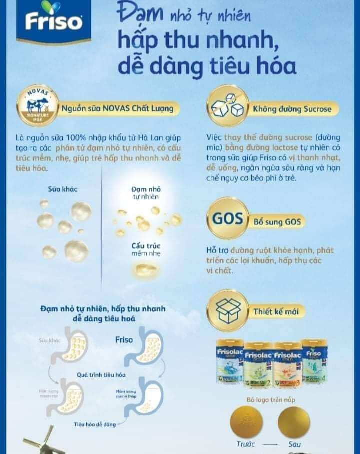 [ chính hãng ] Frisolac gold 3 1400g date mới