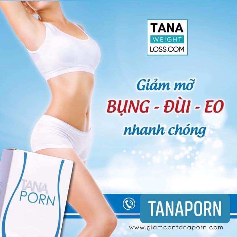 Giảm cân hủy mỡ thừa Tanaporn 9 siêu mạnh hỗ trợ phân giải đốt mỡ